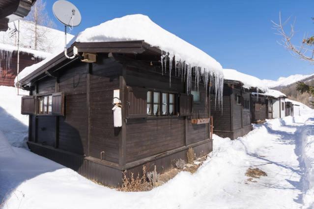 Lo Chalet Dello Sciatore Vila Borgata Sestriere Exterior foto